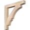 Ekena Millwork Balboa Block Smooth Bracket, Douglas Fir, 3 1/2"W x 28"D x 28"H BKT04X28X28BOA05SDF - alternate 1